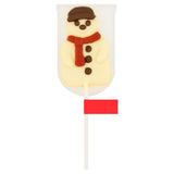 Sainsbury's Decorated Milk Chocolate Lollipop 28g (Design May Vary Santa, Snowman or Reindeer)