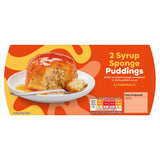 Sainsbury's Syrup Sponge Puddings 2 x 105g