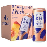 Dash Peach Sparkling Water 4 x 330ml