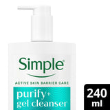 Simple Gel Facial Cleanser Purify+ 240ml