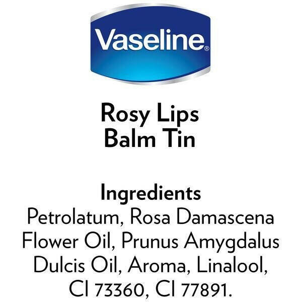 Vaseline Lip Therapy Tin Rosy Lips 20g GOODS Boots