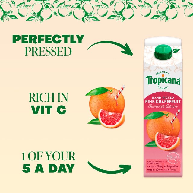 Tropicana Sensations Pink Grapefruit Fruit Juice   850ml GOODS M&S