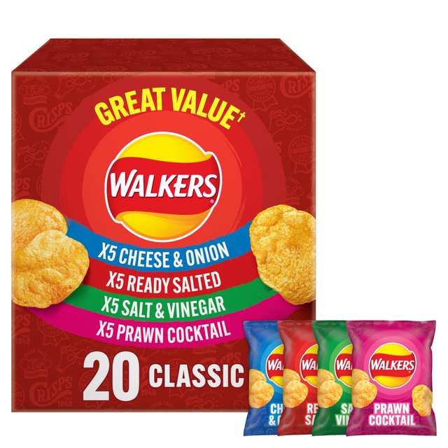 Walkers Classic Variety Multipack Crisps   20 per pack GOODS M&S