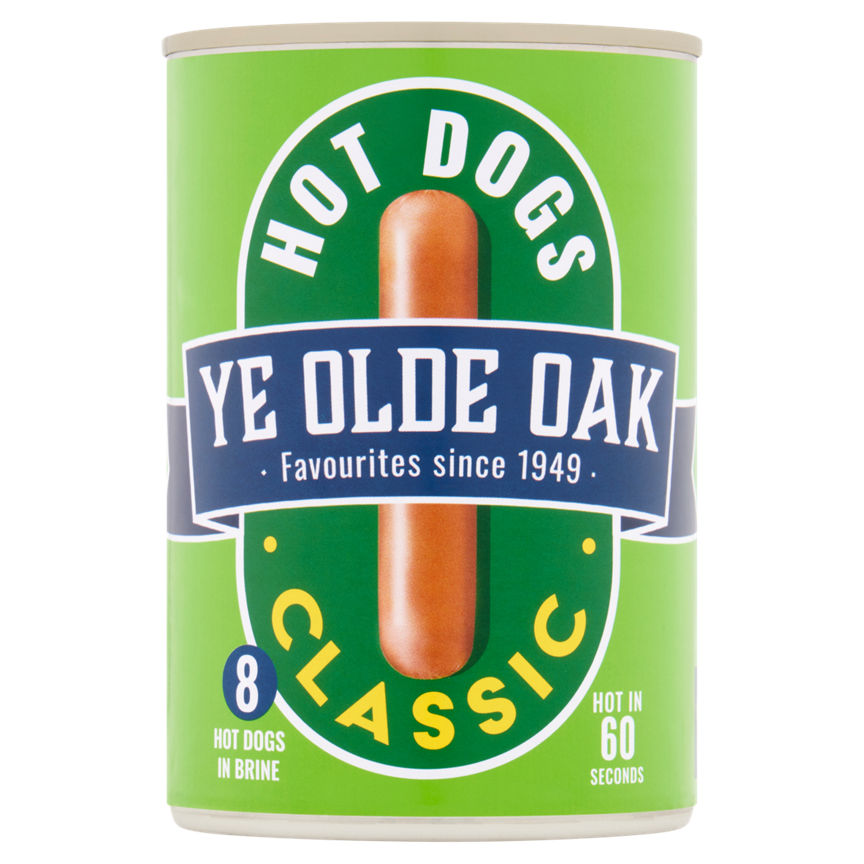 Ye Olde Oak Classic Hot Dogs in Brine GOODS ASDA