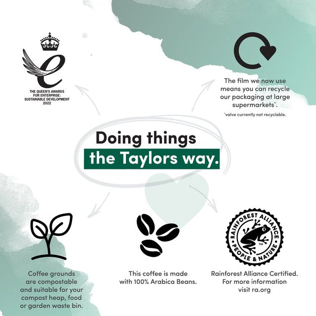 Taylors Rich Italian Dark Roast Ground Coffee   200g GOODS M&S