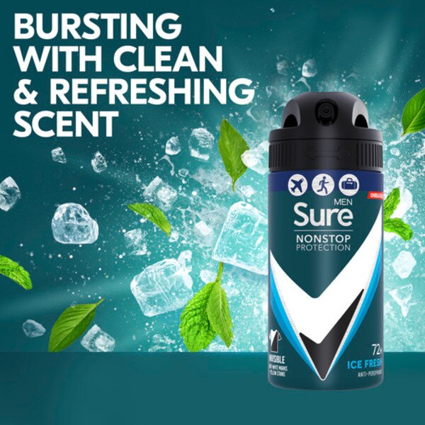Sure Men Invisible Ice Fresh Antiperspirant 75ml GOODS Superdrug