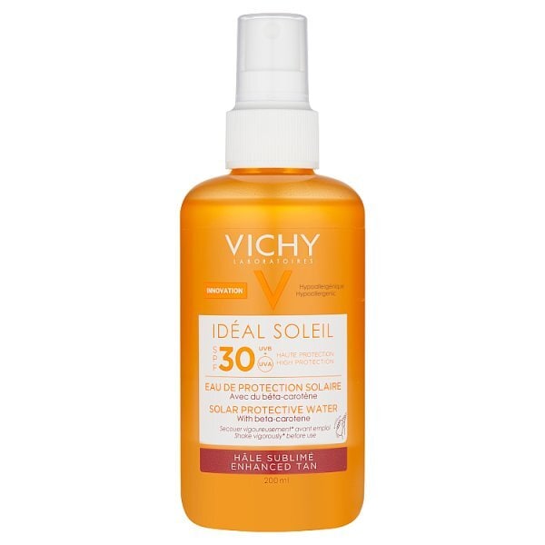 VICHY Ideal Soleil Tanning Sun Protection Water SPF30 200ml GOODS Superdrug