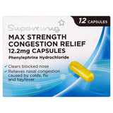 Superdrug Max Congestion Relief Capsules X 12 GOODS Superdrug