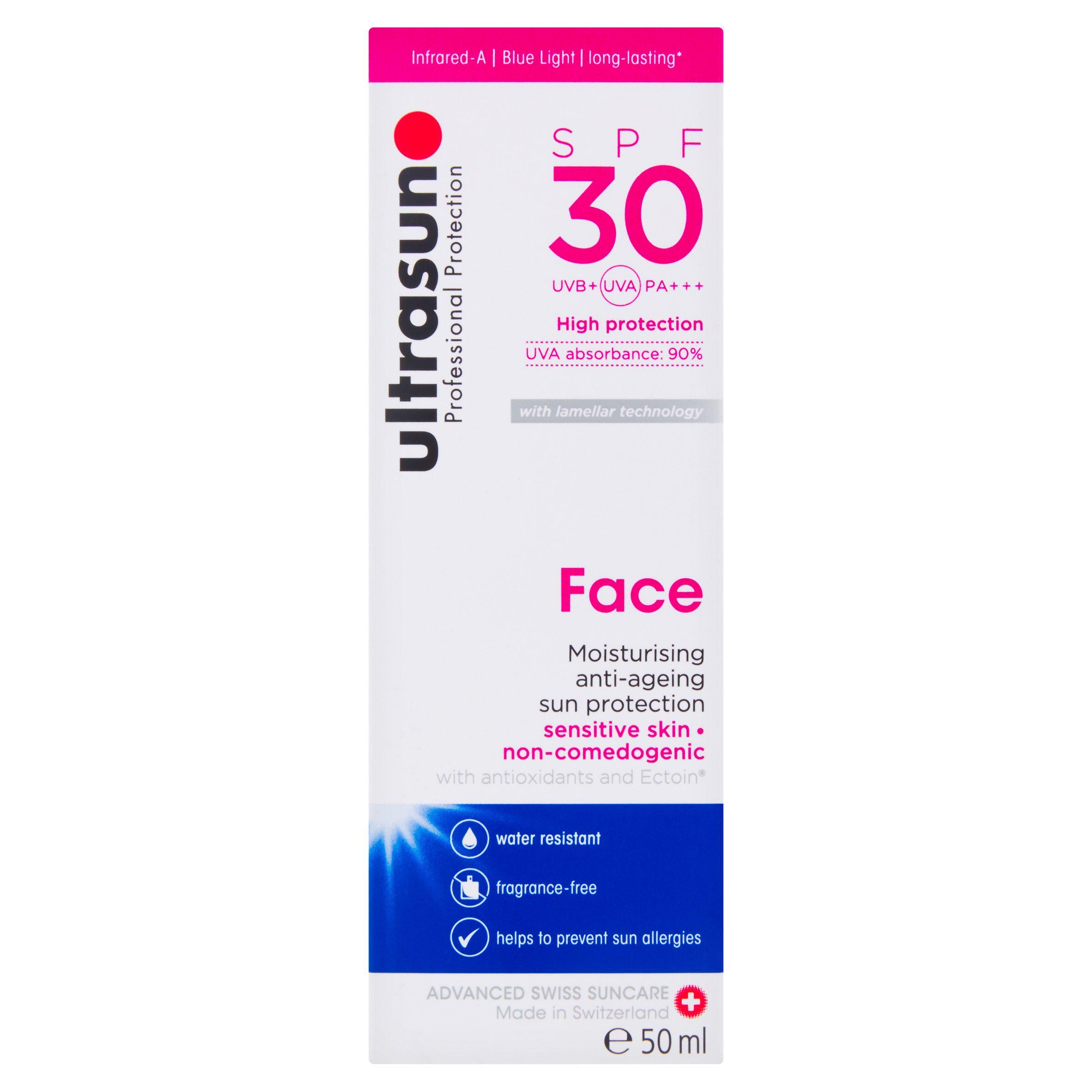Ultrasun Professional Protection Face Anti-Ageing 30 High SPF 50ml face & body skincare Sainsburys