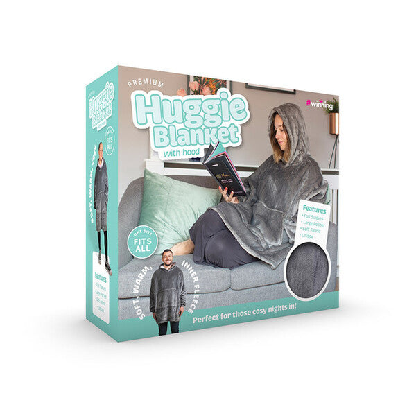 Wellbeing Huggie Blanket in Grey GOODS Superdrug