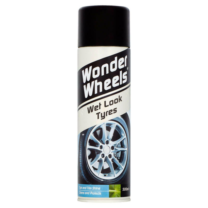 Wonder Wheels Wet Look Tyres DIY ASDA
