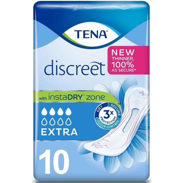 TENA Lady Discreet Extra Incontinence Pads 10 per pack GOODS M&S