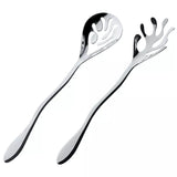 Alessi Mediterraneo Stainless Steel Salad Servers - McGrocer