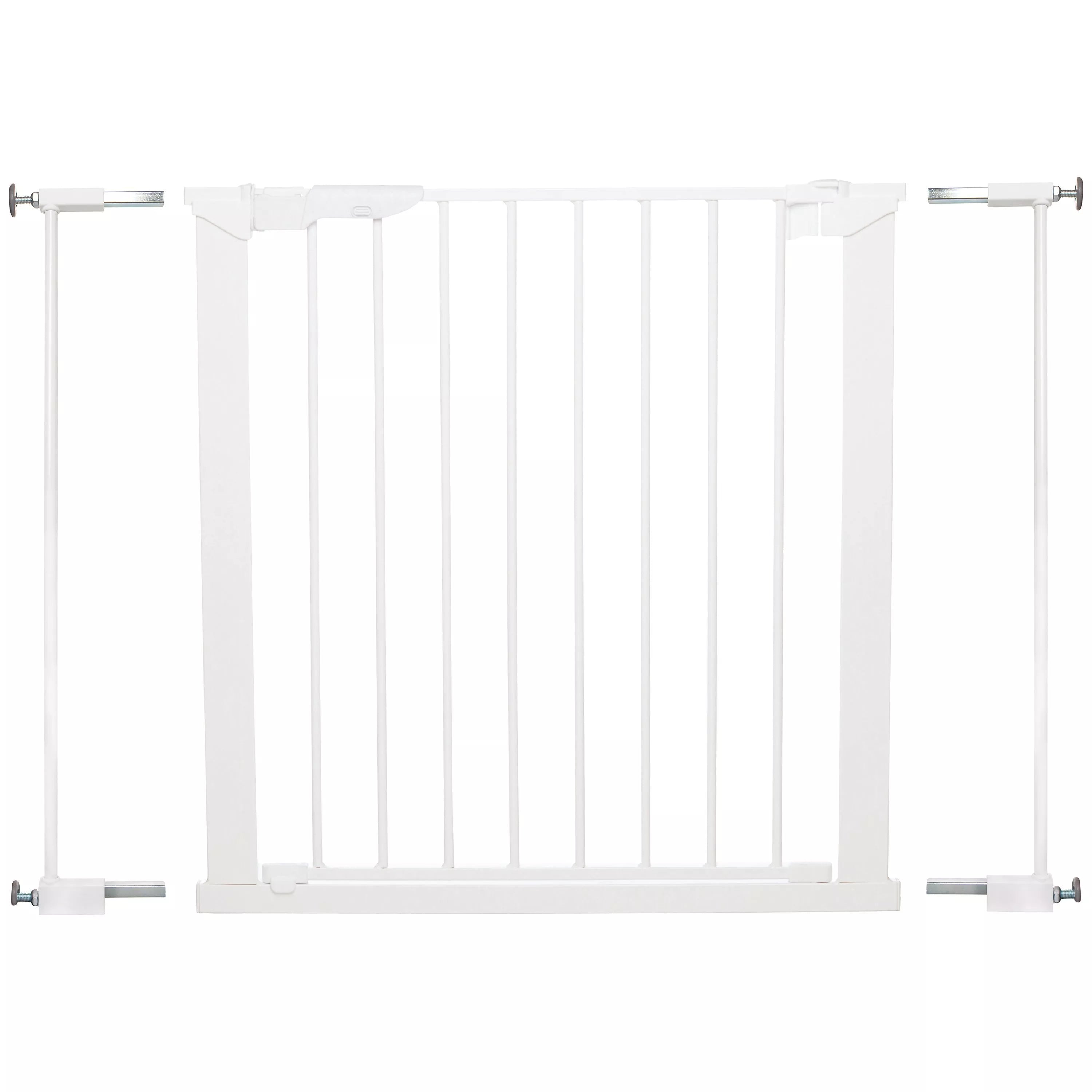 BabyDan Premier True Pressure Gate Including Extensions, White - McGrocer