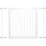 BabyDan Premier True Pressure Gate Including Extensions, White - McGrocer