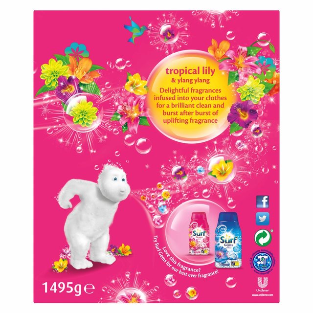 Surf Biological Washing Powder Tropical Lily & Ylang-Ylang  23 Wash   1.15kg GOODS M&S