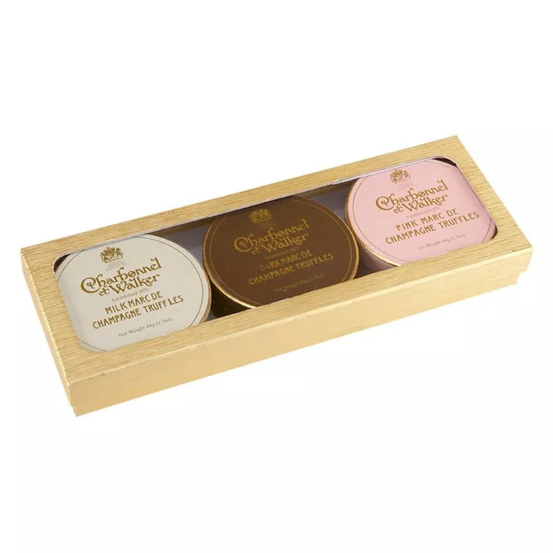 Charbonnel et Walker Marc de Champagne Truffle Collection, 3 x 44g - McGrocer