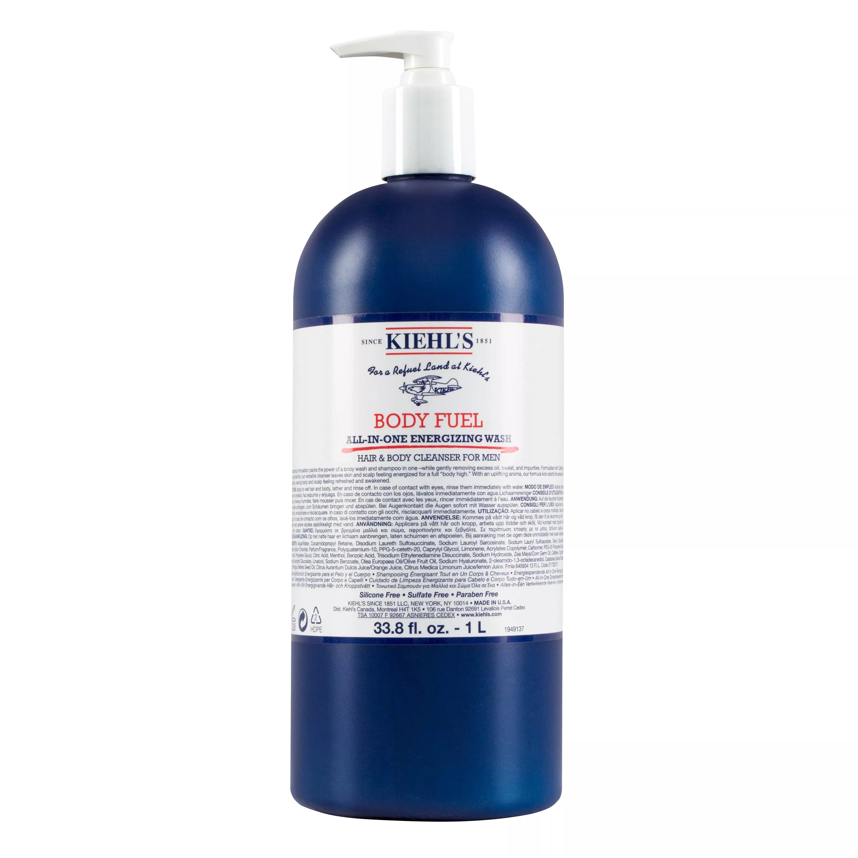 Kiehl's Body Fuel Energising Wash for Men - McGrocer
