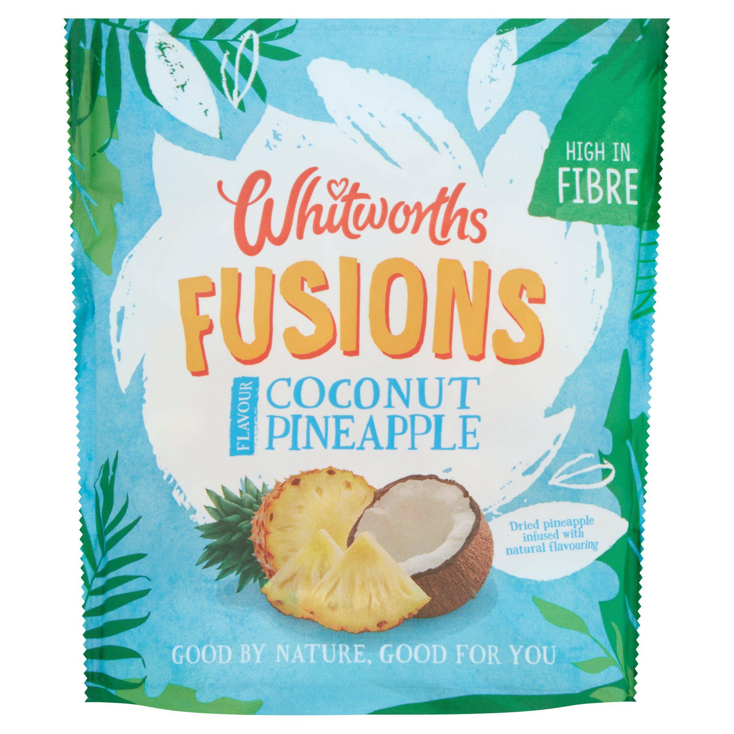Whitworths Coconut Pineapple Flavour Fusions 80g GOODS Sainsburys