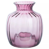 Dartington Crystal Cushion Vase, H21.5cm, Heather