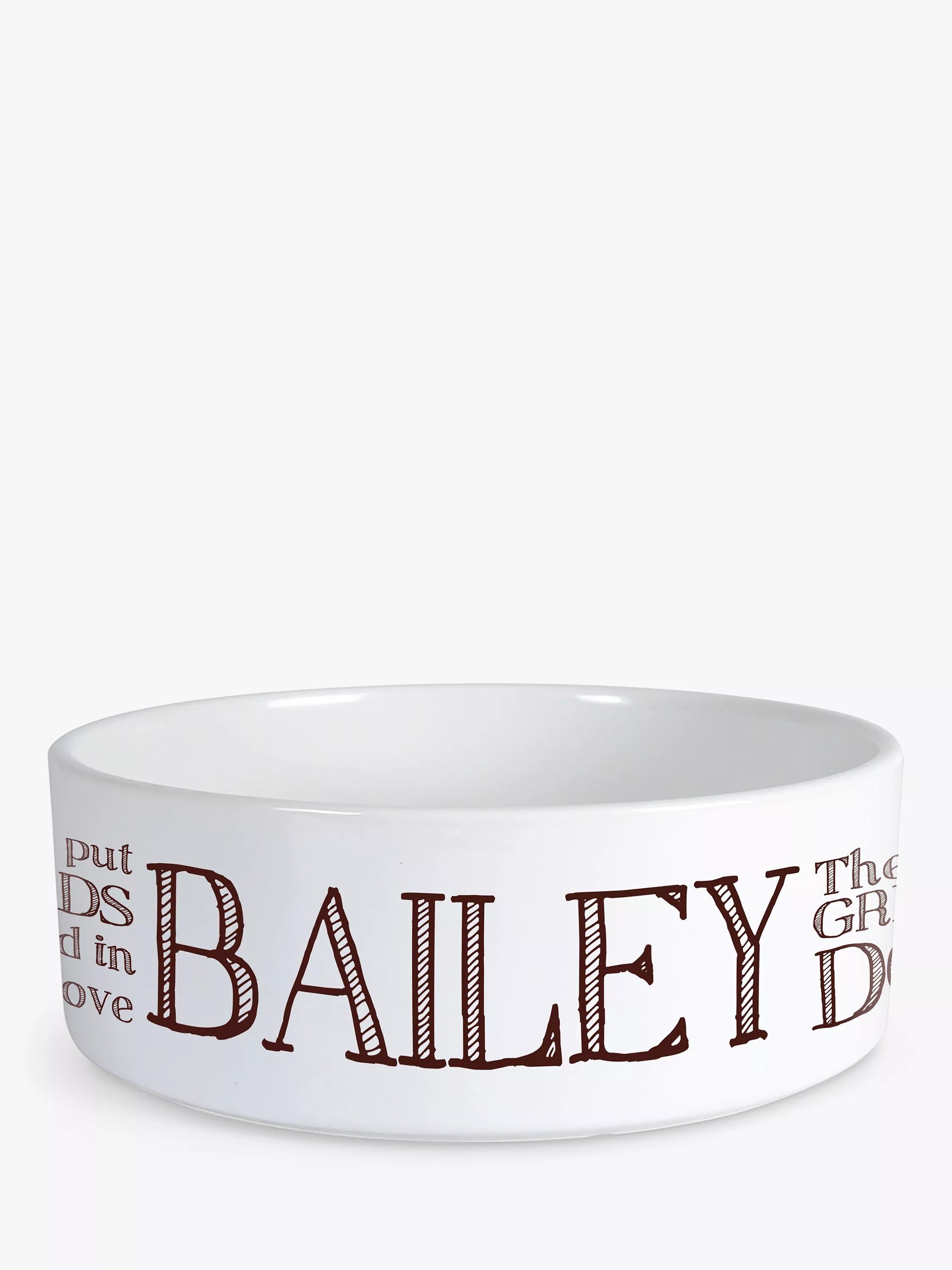 Treat Republic Personalised Greedy Dog Bowl - McGrocer