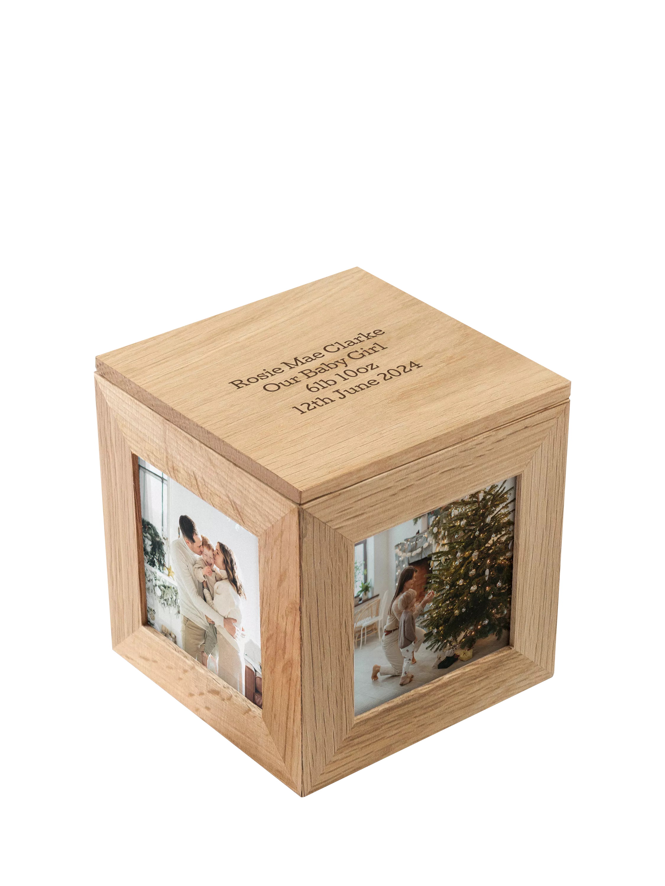 Treat Republic Personalised Photo Cube Keepsake Box - McGrocer