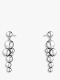Georg Jensen Moonlight Grapes Drop Earrings, Silver - McGrocer