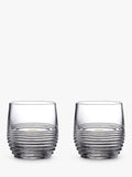Waterford Crystal Mixology Circon Cut Glass Tumblers Set Of 2 280Ml Clear