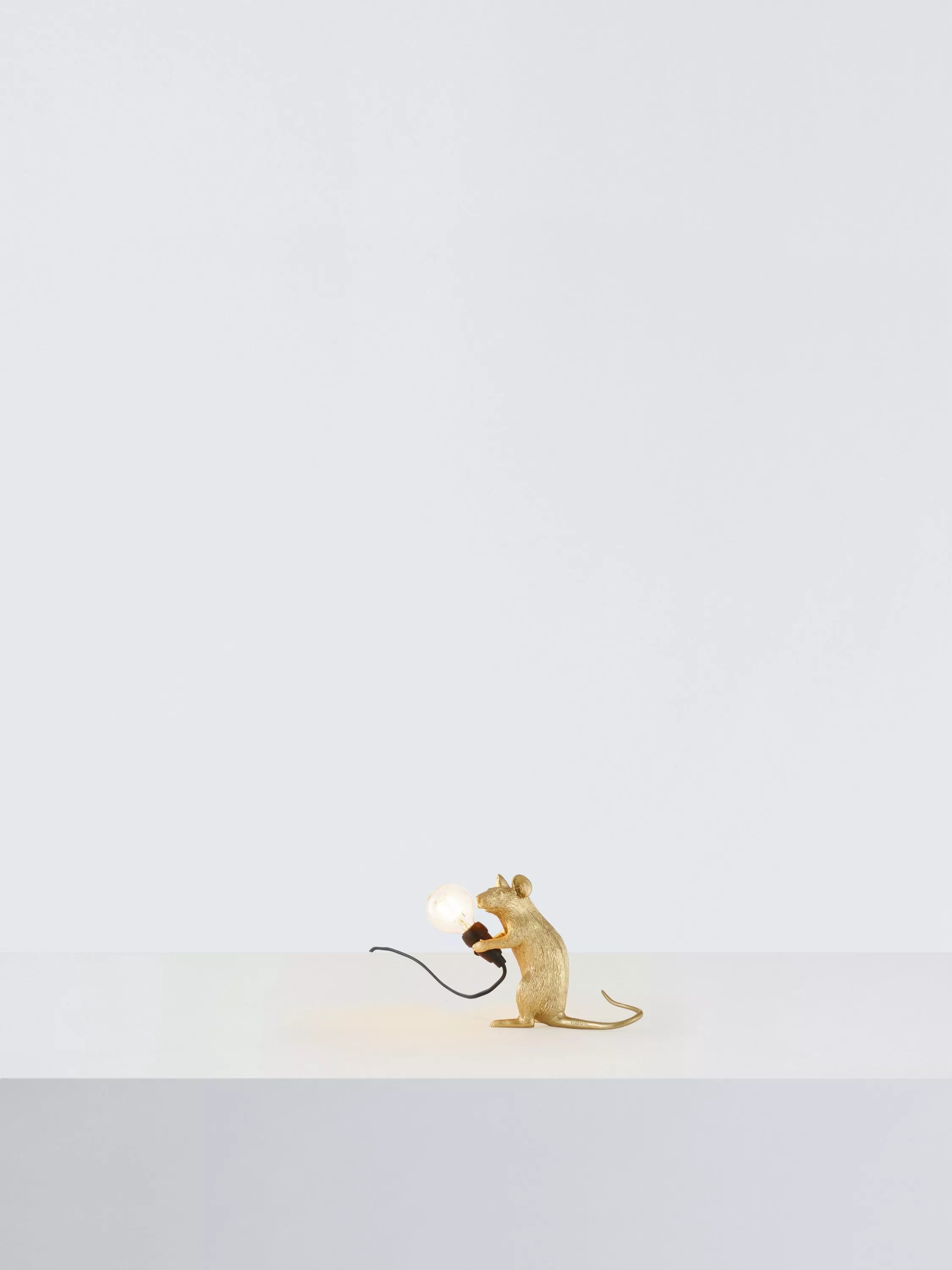Seletti Sitting Mouse Table Lamp - McGrocer