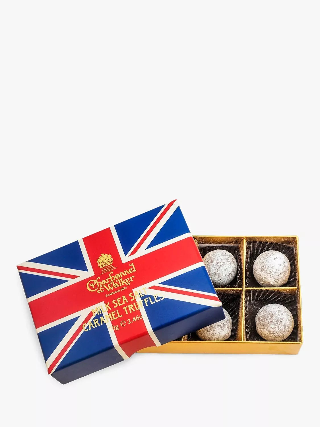Charbonnel et Walker Union Jack Truffle Box, 70g - McGrocer