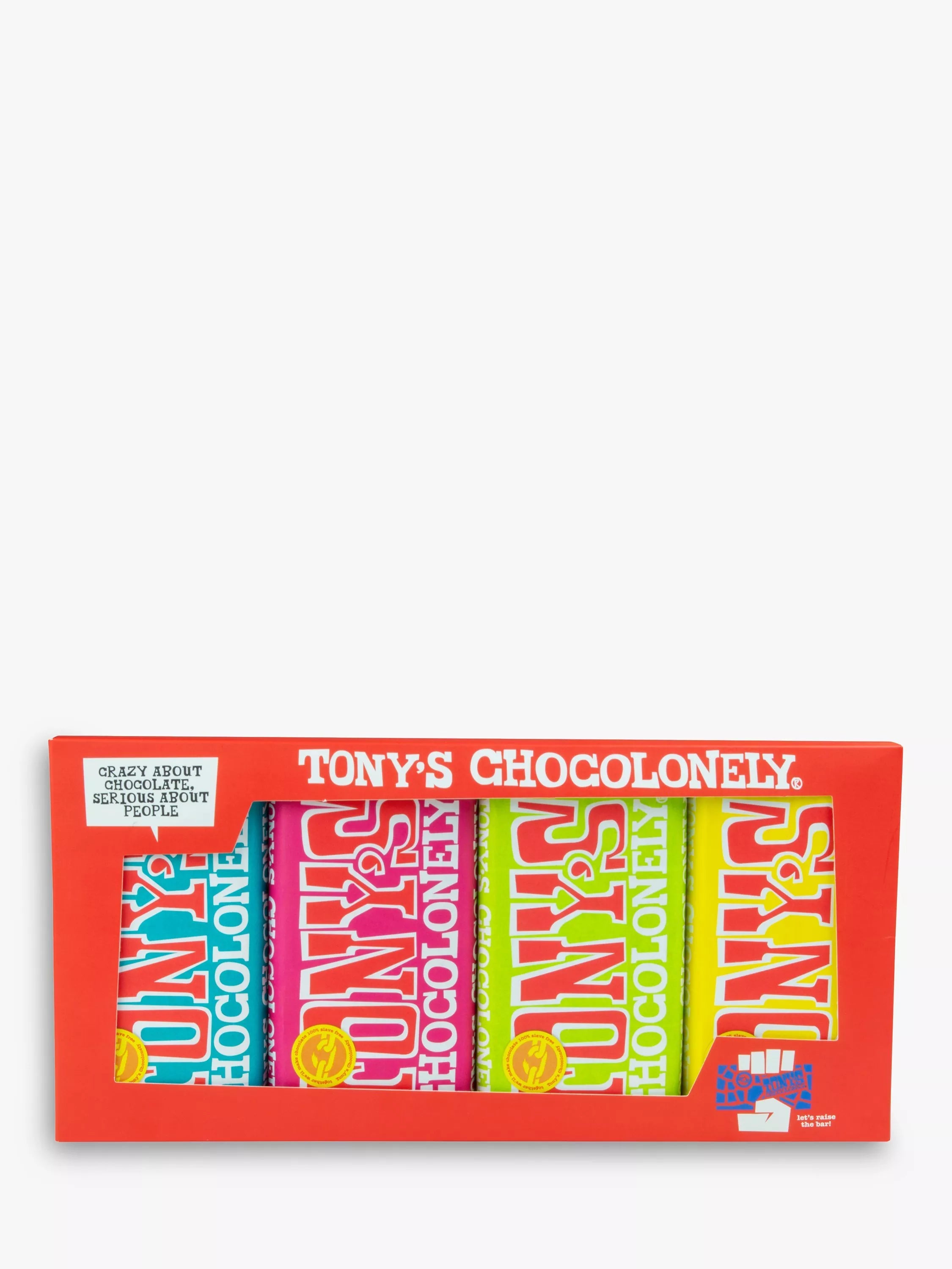 Tony's Chocolonely Sweet Solution Selection Box, 4x 180g - McGrocer