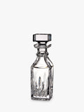 Waterford Crystal Lismore Connoisseur Cut Glass Small Square Decanter 458Ml Clear