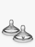 Tommee Tippee Natural Start Baby Bottle Anti-Colic Fast Flow Silicone Teats, Pack of 2 - McGrocer