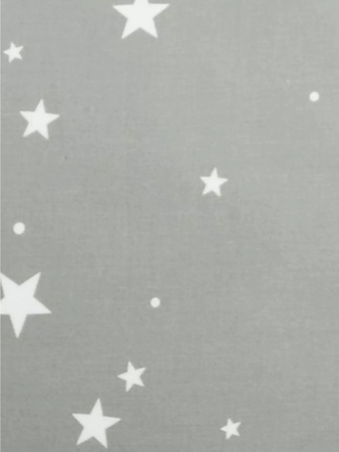 John Lewis Easy Care Star Print Reversible Duvet Cover and Pillowcase Set, Cotbed (120 x 140cm) - McGrocer