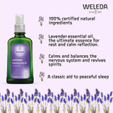 Weleda Natural Lavender Relaxing Body Oil Vegan 100ml GOODS M&S