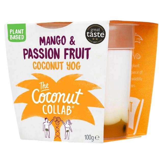 The Coconut Collaborative Mango & Passion Fruit Coconut Yog    100g GOODS M&S