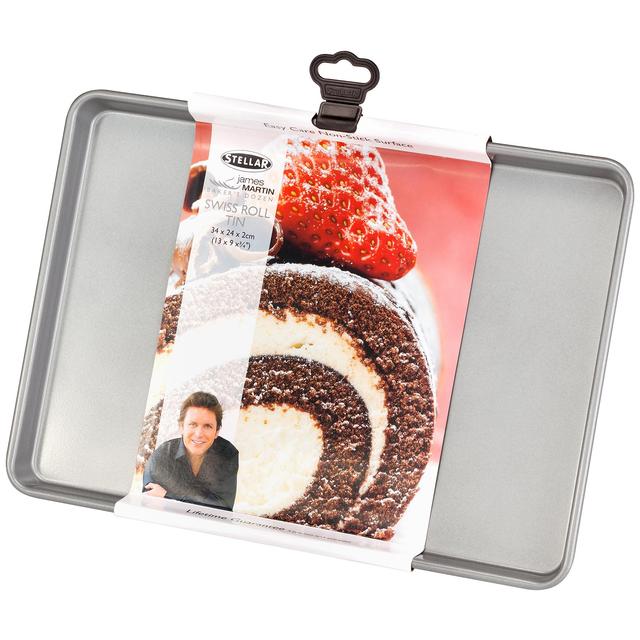 Stellar James Martin Bakers Dozen Swiss Roll Tin GOODS M&S