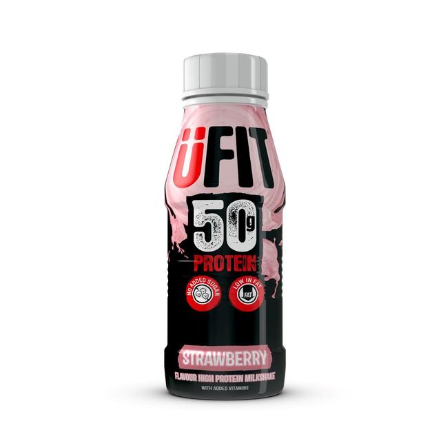 UFIT Strawberry 50g Protein Milkshake 500ml GOODS M&S