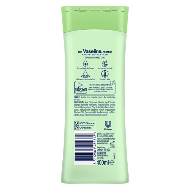 Vaseline Intensive Care Aloe Soothe Body Lotion   400ml GOODS M&S
