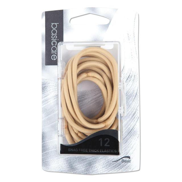 Thick Snag Free Hair Bands Blonde 12 per pack GOODS M&S