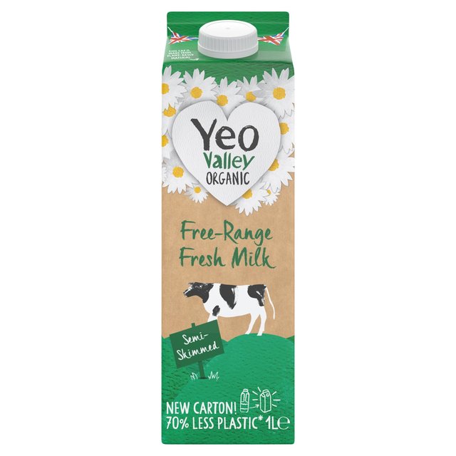 Yeo Valley Organic Fresh Semi Skimmed Milk   1L GOODS M&S