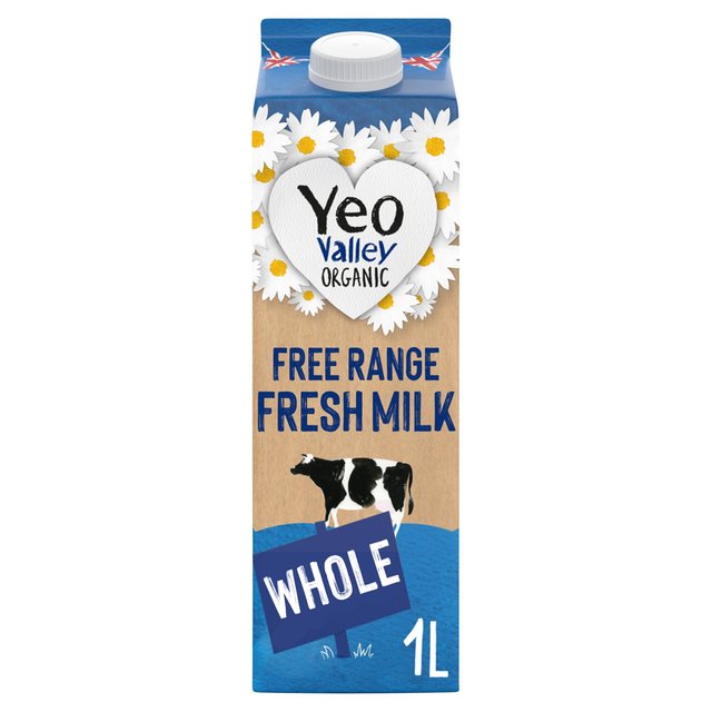 Yeo Valley Organic Fresh Whole Milk   1L GOODS M&S