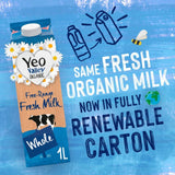Yeo Valley Organic Fresh Whole Milk   1L GOODS M&S
