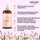 Weleda Maternity Natural Perineum Vegan Massage Oil   50ml GOODS M&S