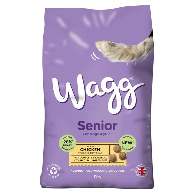 Wagg Complete Senior Dry Dog Food 15kg GOODS M&S