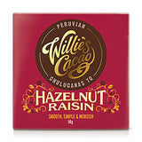 Willie's Cacao Dark Chocolate with Hazelnut & Raisin 50g GOODS M&S