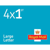 1st Class Large Stamps   4 per pack - McGrocer