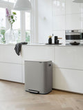 Brabantia Mineral Concrete Grey Bo 60L Pedal Bin