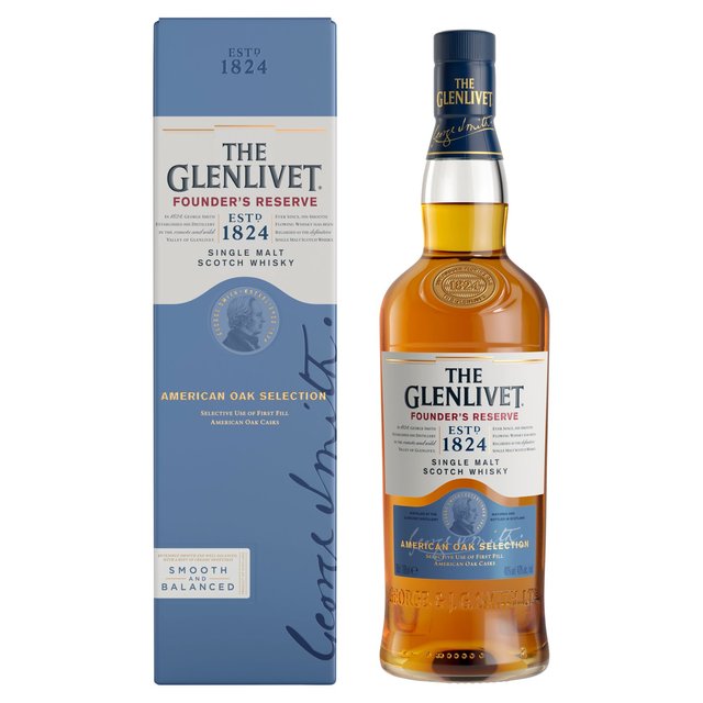 The Glenlivet Founder's Reserve Single Malt Scotch Whisky 70cl GOODS M&S