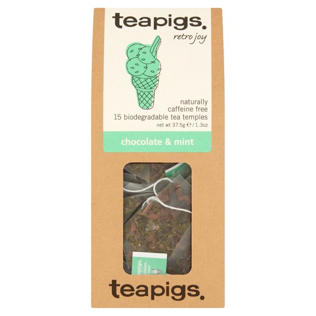 Teapigs Chocolate & Mint Tea Bags   15 per pack GOODS M&S